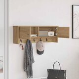  Vješalica za kapute na zidu Umjetnički hrast 80 x 20 x 30 cm | shoptok.hr