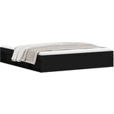 Maison Chic Posteljni okvir - Dvoposteljna postelja - Zakonska postelja črn 180x200 cm-J4795, (21774664) | Shoptok.si