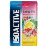 Izotonik v prahu Isoactive rabarbara z limono in brusnico (31,5 g)