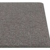  Zidna uzglavlja 12 pcs Svijetlo siva 90 x 15 cm tkanina - Svjetlosiva 90 x 15 cm Pravokutno | shoptok.hr