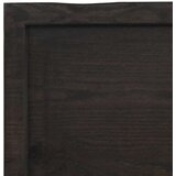  Stenska polica temno rjava 40x60x(2-6) cm trdna hrastovina | Shoptok.si