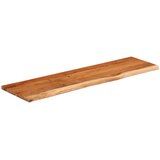  Zidna polica 60x20x3,8 cm pravokutna bagremovo drvo živi rub | shoptok.hr