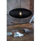 Markslöjd Črna viseča svetilka s tekstilnim senčilom ø 75 cm Florence – | Shoptok.si