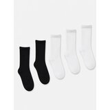 Sinsay Visoke rebraste čarape s viskozom 5 pack | shoptok.hr