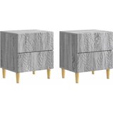  Noćni ormarić 2 pcs Siva Sonoma 43 x 34,5 x 48 cm | shoptok.hr