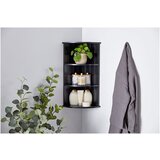 Vonhaus Kotna polica Shrewsbury, 3 delna, črna | Shoptok.si