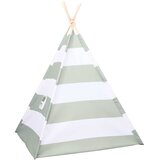 Šator za djecu Prugasti Siva i bijela 120 x 120 x 150 cm | shoptok.hr