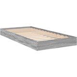  The Living Store Posteljni okvir siva sonoma 90x200 cm inženirski les - Posteljni Okvir, (21445745) | Shoptok.si