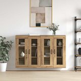 vidaXL Ormarčići montirani na zid 2 pcs hrast artisan Cijene