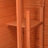 vidaXL vrtna kućica za pohranu 71 x 60 x 213 cm drvena | shoptok.hr