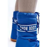 Boto Women's High Snow Boots Blue Venila | Eponuda.ba