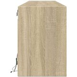vidaXL Stenska TV omarica z LED lučkami sonoma hrast 180x31x45 cm | Shoptok.si