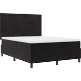  Postelja z vzmetnico Črna 160x200 cm Žamet, (22051906) | Shoptok.si