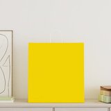 Papirnate vrećice 250 kom s ručkama žute 45x17x48 cm | Eponuda.ba