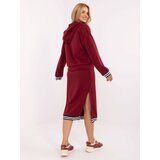 RUE PARIS Set-IT-KMPL-9719.64-burgundy | Shoptok.si
