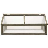 vidaXL Rastlinjak sive barve 114x80x50 cm les jelke, (20747981) | Shoptok.si