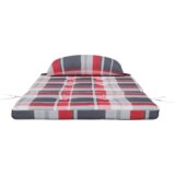  Crveni jastučići za stolice Crveni karirani uzorak Pamuk Standard | shoptok.hr
