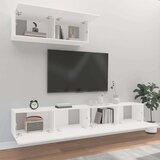 vidaXL 3-dijelni set TV ormarića bijeli od konstruiranog drva | shoptok.hr