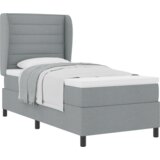  Krevet s opruga kutije Svjetlosiva 90 x 200 cm Tkanina | shoptok.hr