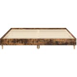 vidaXL Posteljni okvir brez vzmetnice 200x200 cm inženirski les | Shoptok.si