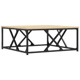 Stolić za kavu boja hrasta 70x70x30 cm konstruirano drvo | shoptok.hr