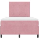 Box Spring Krevet s Madracem Ružičasti 120x200 cm Baršun | shoptok.hr