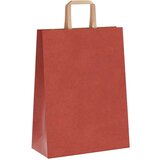  Papirnate vrećice 50 kom s ručkama crvene 26x12x35 cm | shoptok.hr