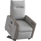  Naslanjač s funkcijo vstajanja sivo blago | Shoptok.si