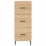  Visoka komoda hrasta sonome 34,5x34x180cm od konstruiranog drva | shoptok.hr