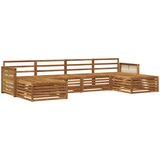  Set vanjskih sofa 6 kom. Čvrsto drvo akacije | shoptok.hr