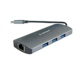 Cablexpert USB-C HUB 3port A-CMU-LAN-05 USB-C - 3xUSB 30./LAN Cene
