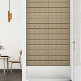  Zidna uzglavlja 12 pcs Boja cappuccina 60 x 15 cm Lažna koža - Boja cappuccina 60 x 15 cm | shoptok.hr