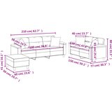  3-dijelni set sofa s jastucima tamnosivi od mikrovlakana | shoptok.hr