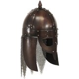 vidaXL Antikna replika vikinške ratničke kacige LARP bakrena čelična | shoptok.hr
