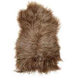  Navlaka za stolicu od islandske ovčje kože smeđa 70 x 110 cm | shoptok.hr