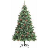  Umjetno božićno drvce 300 LED lampica Topla bijela PVC i metal | shoptok.hr
