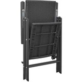  5-dijelni vrtni blagovaonski set crni | shoptok.hr