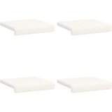  Jastučić za klupu 4 kom. Sherpa Tkanina Krem Dubina 35 cm | shoptok.hr