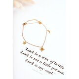 Glam Chic Bracelet on the leg of the stars and the moon gold | shoptok.hr