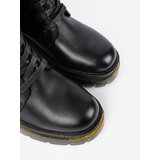 Shelvt Classic black boots with lacing and zipper | Eponuda.ba