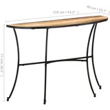 vidaXL Bočni stolić 110 x 40 x 77 cm od masivnog drva manga | shoptok.hr