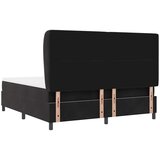  Krevet s opruga kutije s madracem Crna 200 x 180 cm Baršun | shoptok.hr
