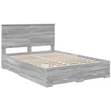  Konstrukcija postelje Siva Sonoma 140 x 200 cm Konstruiran les, (5000104377) | Shoptok.si