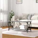  Stolić za kavu sonoma sivi 100x45x45 cm od drva i željeza | Shoptok.si