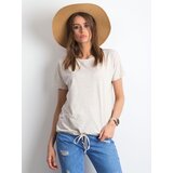 BASIC Feel Good T-shirt-RV-TS-4834.64P-light beige | Shoptok.si