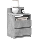  Noćni ormarići 2 kom s 2 ladice betonsko sive boje 40x33x60 cm | shoptok.hr