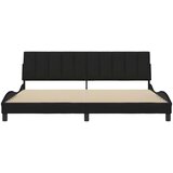  Okvir za krevet bez madraca crni 200x200 cm od tkanine | shoptok.hr