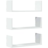 vidaXL Zidne police 3 kom bijele 58 x 18 x 18 cm konstruirano drvo | shoptok.hr