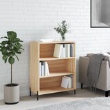 vidaXL Omarica s policami sonoma hrast 69,5x32,5x90 cm inženirski les Cene