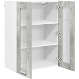 vidaXL viseći ormarić s policom riga betonski sivi 60 x 31 x 80 cm | shoptok.hr